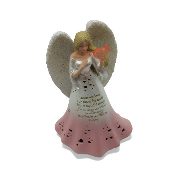 THOMAS KINKADE In Our Hearts To Stay Angel Figurine Light of Love Collection - Picture 4 of 12